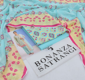 Bonanza satrangi LAWN 3PC